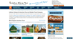 Desktop Screenshot of indochinaodysseytours.com
